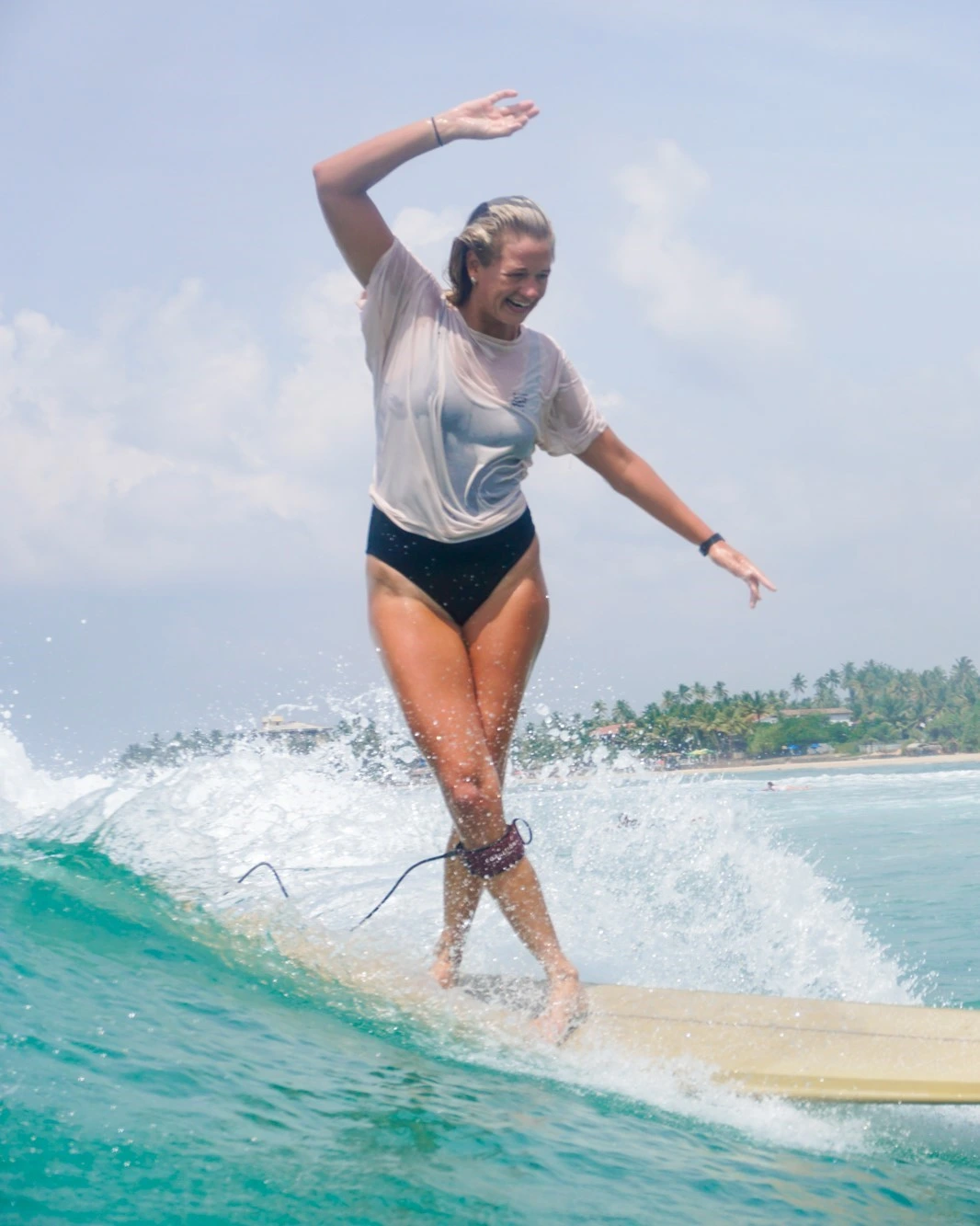 Surfing in Ahangama